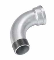 Malleable iron bends fitting — EN10242